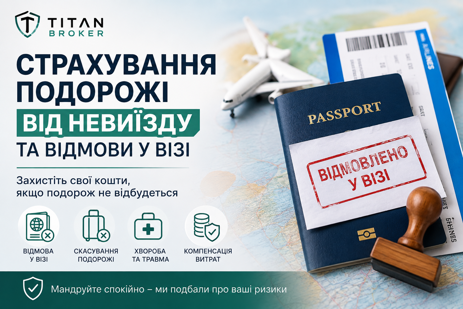 Страхування подорожі від невиїзду та відмови у візі: що можна компенсувати