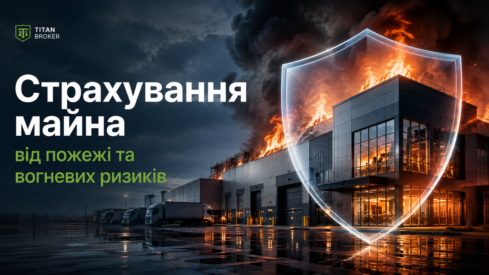 Страхування  нерухомості та бізнесу від пожежі