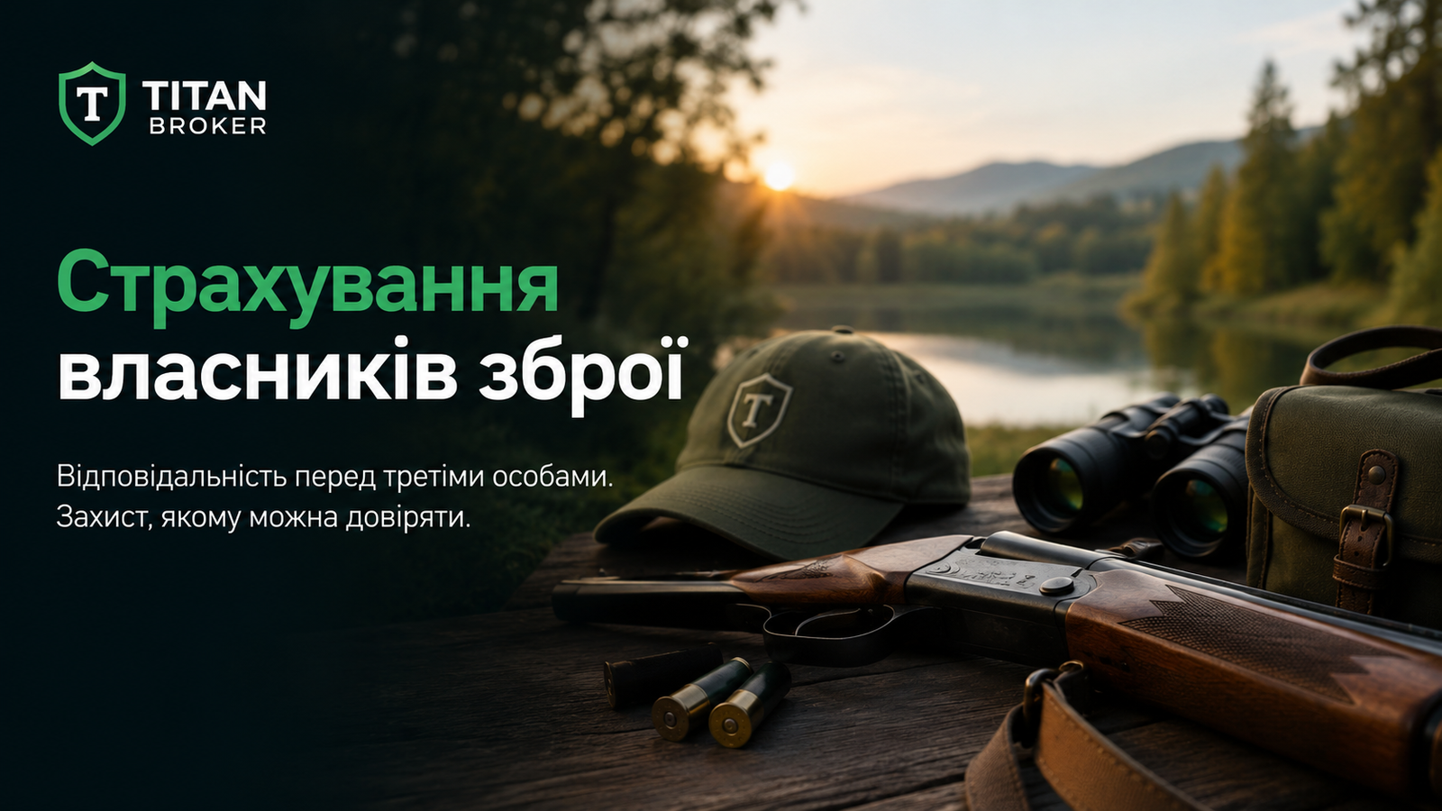 ALT: Страхування відповідальності власників зброї перед третіми особами — TITAN BROKER