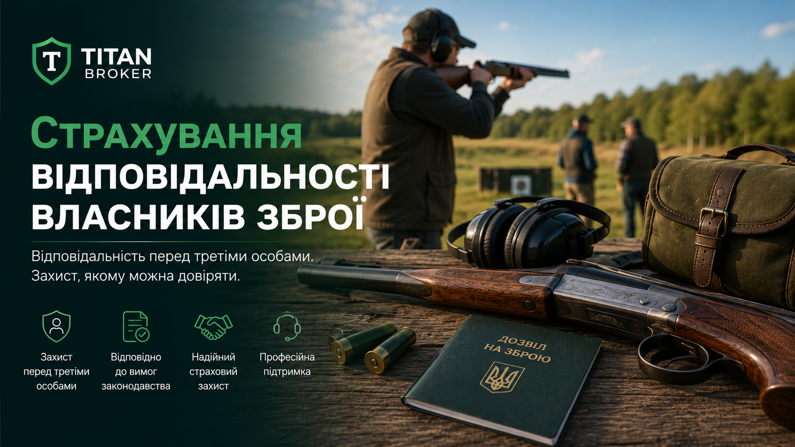 Страхування відповідальності власників зброї перед третіми особами в Україні